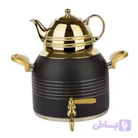 ست کتری و قوری نزاز استایل طلایی – ظرفیت 6 لیتر