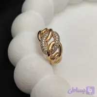 انگشتر ژوپینگ زنانه نگین دار مدل کارتیر شیک کد 10496