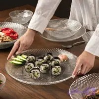 دیس گرد کریستالی پیکسل ۳۲۰ – مناسب سرو غذا و پذیرایی