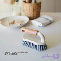 برس کف شوی دسته چوبی دومان