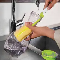 فرچه اسفنجی مانیا مخصوص شستشوی ظروف باریک و سخت‌ شستشو