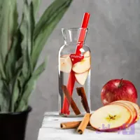 بطری شیشه‌ای نوشیدنی مانیا مدل هانا نی‌دار