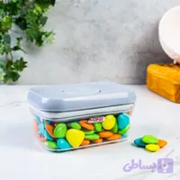 جا حبوباتی پلاستیکی مانیا مدل مستطیلی درب فشاری سایز ۱