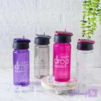 بطری مانیا مدل Drop نی دار گنجایش 430 میلی لیتر
