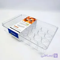 جا تخم مرغی بزرگ دومان 24 عددی شفاف