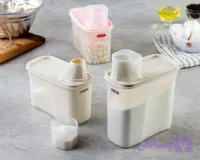 جا پودری سایز دو مانیا 1.8 لیتری – ظرف نگهداری بدون BPA، ضد نشت و با دوام برای آشپزخانه