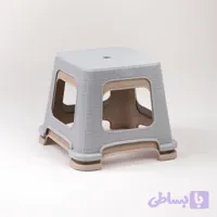 چهارپایه پلاستیکی کوتاه طرح حصیری
