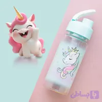 بطری مانیا طرح اسب تک شاخ گنجایش 430 میلی لیتر