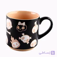ماگ سرامیکی طرح اسکلت