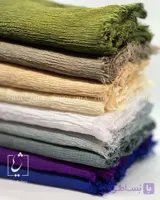 شال بیسیک طرح پلیسه پفکی کد 330