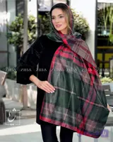 شال موهر دورو طرح چهارخانه اسکاتلندی کد 683