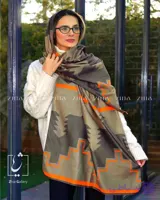 شال موهر دورو طرح گلیم کد 658