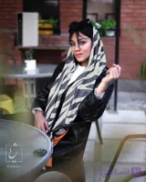 شال موهر طرح گورخری کد 286