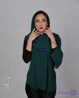 شال حریر طرح شکوفه کد 1042