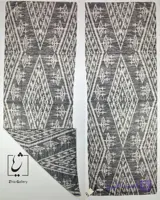 شال موهر دورو طرح گلیم کد 669