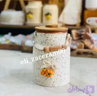 بانکه روغن جامد سرامیکی رستیک کدو