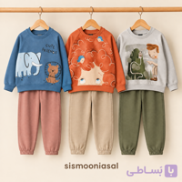 بلوز شلوار چاپی AKU