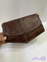 کیف دوشی چرم زنانه قهوه ای