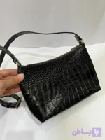 کیف دوشی چرم زنانه مشکی