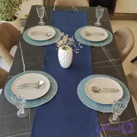 زیربشقابی چرم مصنوعی گرد