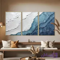 تابلو مدرن تکسچر سه تکه کد 90