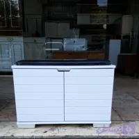 جاکفشی نشیمن دار دو درب سفید