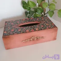 جعبه دستمال کاغذی سنتی رنگ آجری
