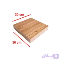 شلف mdf پایه فلزی مخفی (آسان نصب پردیس) ابعاد 30*30