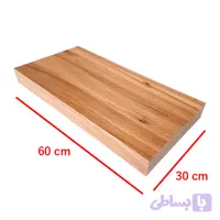شلف mdf پایه فلزی مخفی (آسان نصب پردیس) ابعاد 60*30