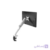 پایه نگهدارنده تک مانیتور جکی گازی(ارگوتک) مدل WLA001 رنگ سفید مناسب 17 تا 30 اینچ