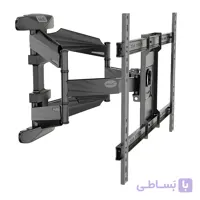پایه دیواری براکت تلویزیون 2بازو کم عمق خارجی برند (کالوک) مناسب 40 تا 86 اینچ