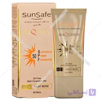 کرم ضد آفتاب رنگ بژ عاجی NC10 سان سیف