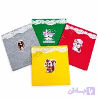 دفتر پارچه‌ای نمدی طرح‌دار فانتزی