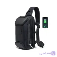 کیف دوشی کراس بادی اصل BG-7082 رمز دار با پورت USB