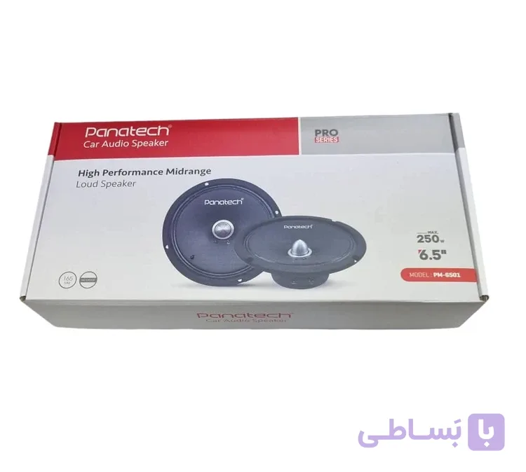 میدرنج پاناتک مدلPM-6501 250W با قاب محافظ یک جفت(هزینه ارسال 200.000ت+ تحویل۳/۲ روزه)