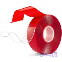 ‌چسب دوطرفه بی رنگ ژله ای عرض 2 سانتی ( کیفیت عالی )