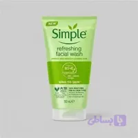 ژل شست‌وشوی صورت سیمپل مدل kind to skin حجم 150 میلی‌لیتر
