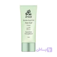 ژل ضد آفتاب بی رنگ صورت آیریس آس SPF 50 مدل JOJOBA SEED OIL ‌محافظ UVA ،UVB