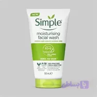 ژل شست‌وشوی صورت سیمپل مدل moisturising حجم 150 میلی‌لیتر (کد QQ23G)