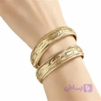 پک النگو طلاروس طرح طلا 2 عددی - تاپ کازمتیک