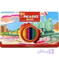 مداد رنگی 36 رنگ پیکاسو مدل Superb Writer طرح لوکوموتیو