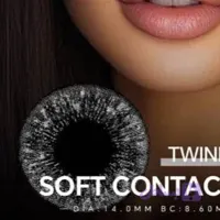 لنز چشم رنگی ایلاردو مدل TWINKLE GRAY (لنز چشم طوسی آبی ایلاردو)