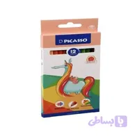 مداد رنگی 12 رنگ پیکاسو مدل تک شاخ