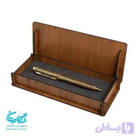 خودکار خاتم کاری نفیس با جعبه چوبی