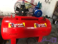 کمپرسور باد 500لیتری تکنو صنعت روغنی مدل سه سیلندر ts