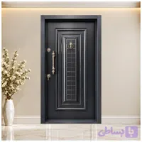 درب ضدسرقت روی فلز ونوس مشکی