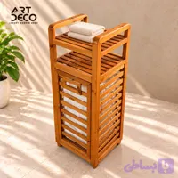 باکس لاندری داشبوردی تک درب چوبی