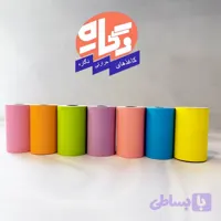 رول حرارتی رنگی کارتخوان (پک ۷ عددی)