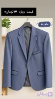 کت تک مردانه وارداتی آبی سایز ۴۶