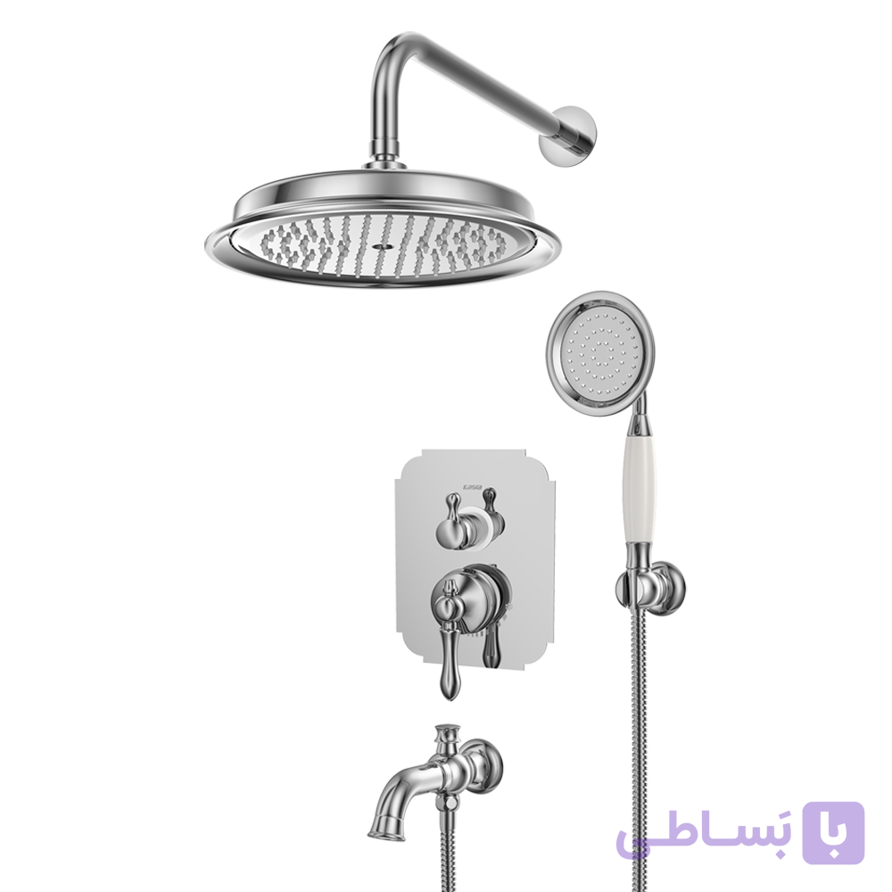 مکانیزم وملزومات دوش توکار تیپ 4 ناپل